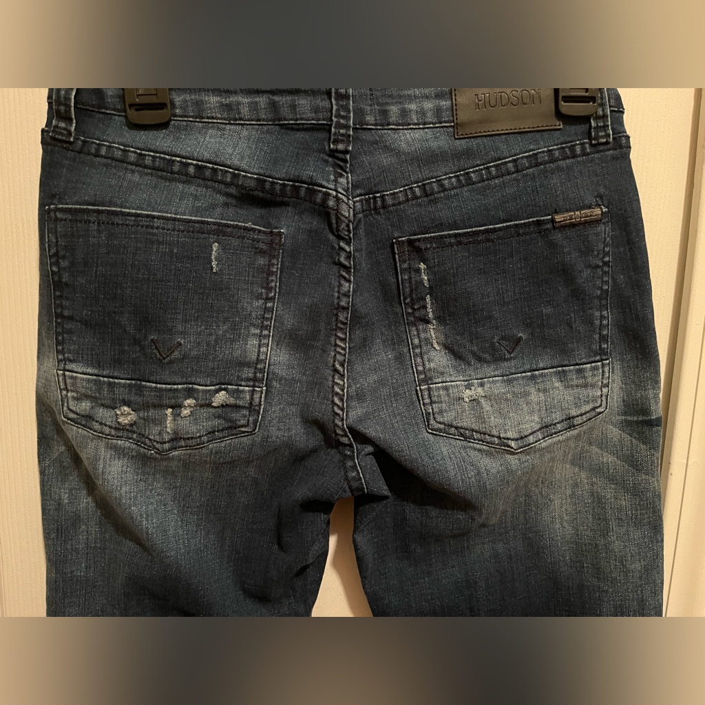 Hudson Distress Skinny Jeans | 16 — image 6 of 8